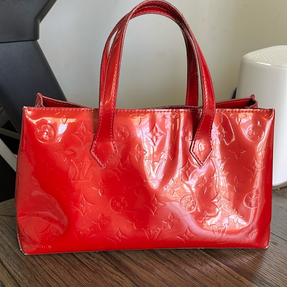 Louis Vuitton Red Wilshire Mini Tote - Picture 2 of 16